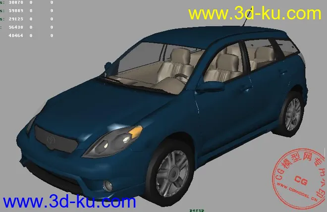 车Toyota_Matrix模型的图片1