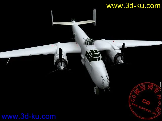 轰炸机b25J, 哈哈还是独家啊，好像大家不喜欢轰炸机啊~模型的图片1