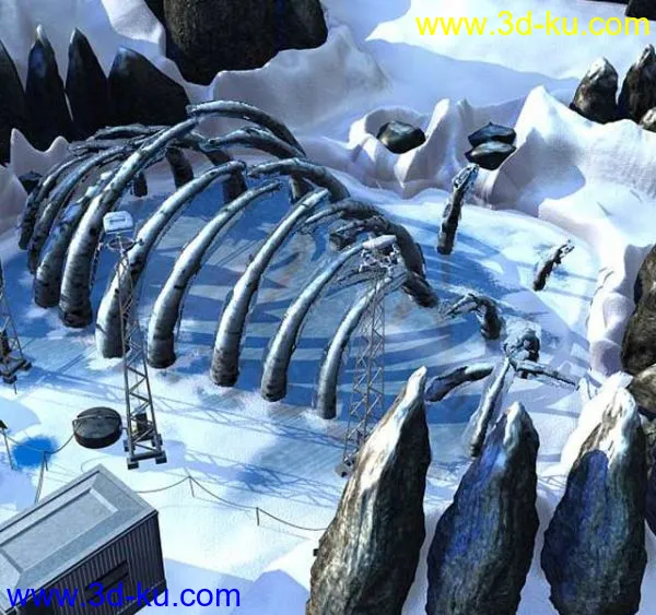 大冰雪场景模型的图片1