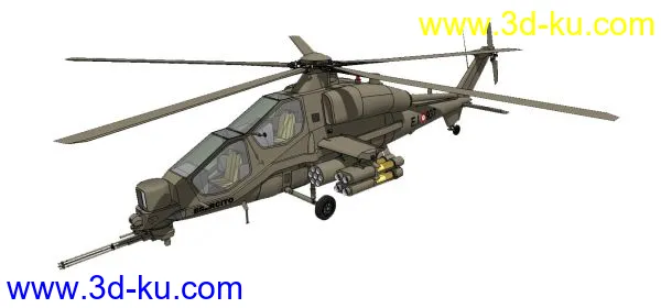 意大利陆军航空兵——A129武装直升机模型的图片2