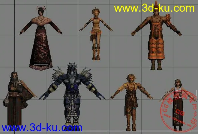 最终幻想Ⅹ主角模型的图片1