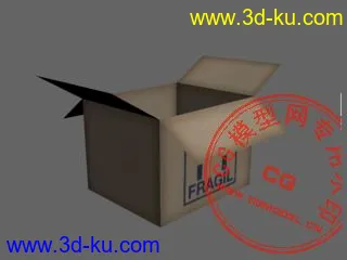 纸箱子模型的图片1