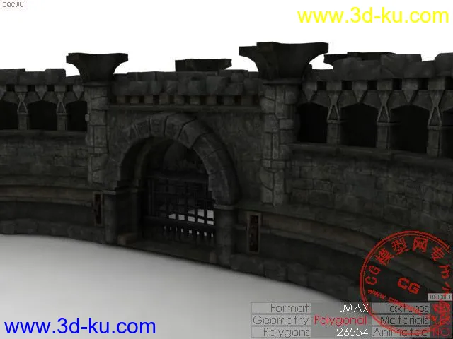 [首发] 古城墙场景模型的图片1