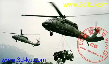 中国解放军 - 有黑鹰直升机 UH60 ! - Radar 3ds模型的图片5