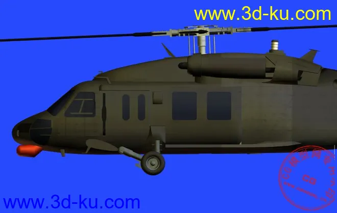 中国解放军 - 有黑鹰直升机 UH60 ! - Radar 3ds模型的图片7