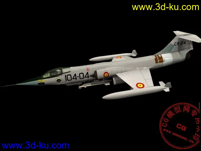 战斗机F104GS模型的图片1