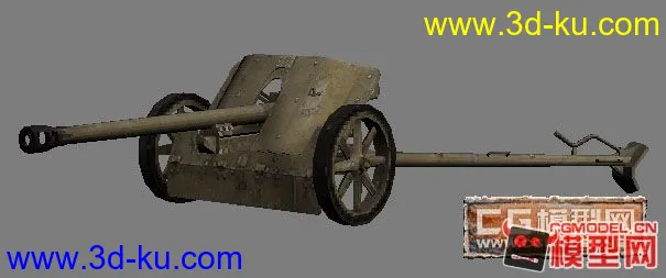《战地１９４２》38mm反坦克炮模型的图片1