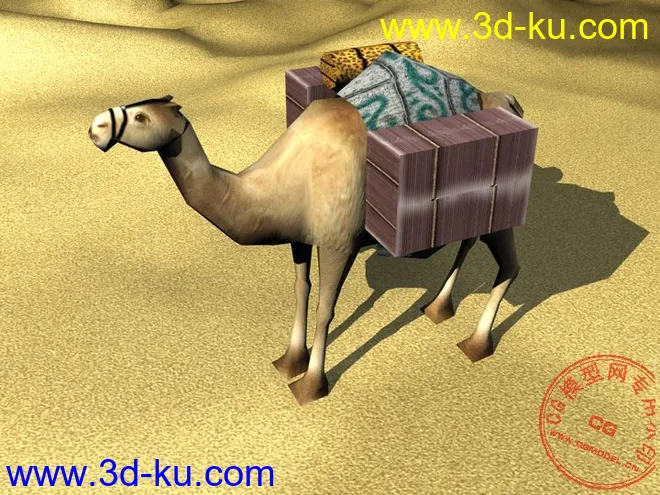 骆驼（带贴图）~模型的图片1