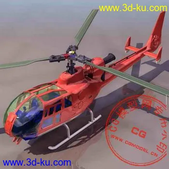 3D飞机模型-直升飞机22套--001的图片1