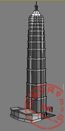 [原创]上海金贸大厦(可惜贴图丢了)模型的图片1