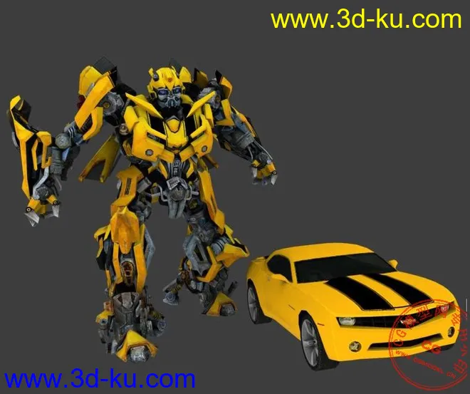 大黄蜂变形动画新车版模型的图片2