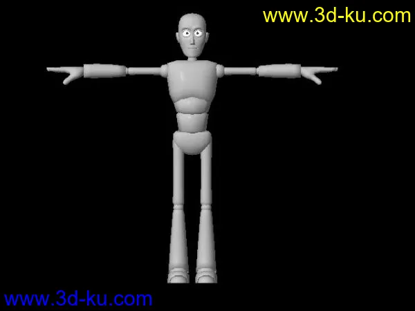 经典带骨骼绑定的动画模型之Char_Norman的图片1