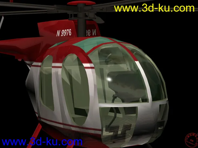 老式直升机模型的图片3