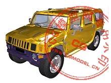 3D车模型hummer2的图片1