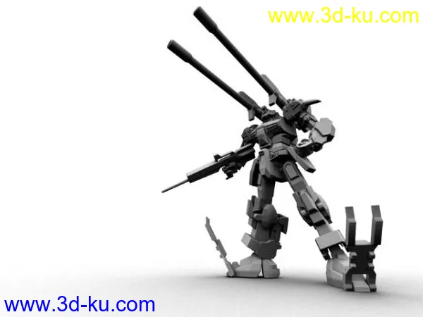 新生自制的机动战士 Rx-196模型的图片2