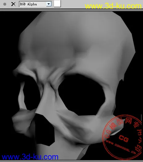 头骨模型（附模型文件）的图片1