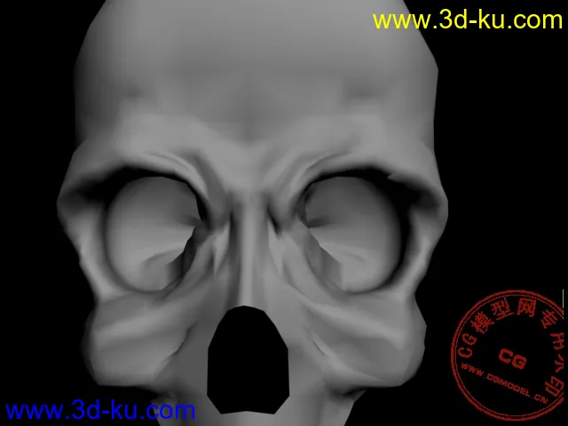 头骨模型（附模型文件）的图片3