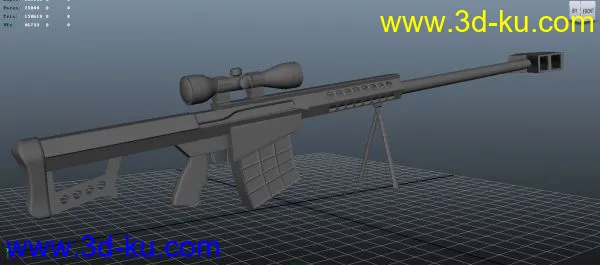巴雷特狙击步枪，呵呵，模型的图片2