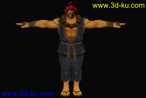 X360：漫画英雄VS Capcom 3@豪鬼模型的图片4