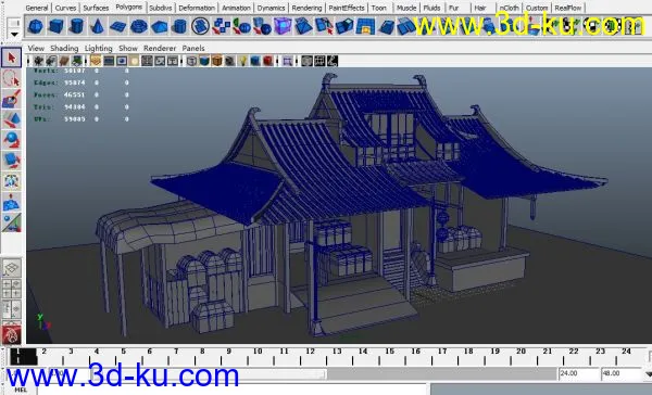 边学边做、老师考试做的房子模型的图片2