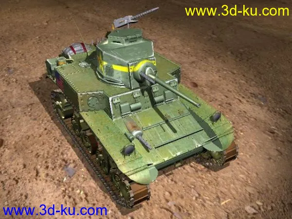 美军坦克模型（附加材质贴图）的图片1