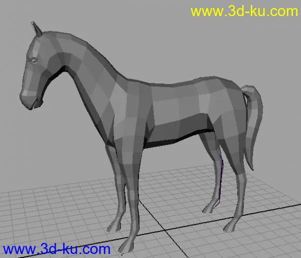 各种绑定好的四足动物（马、狗、狼、鹿、虎等等……）模型的图片4