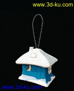 圣诞树 雪人 雪屋子模型的图片3