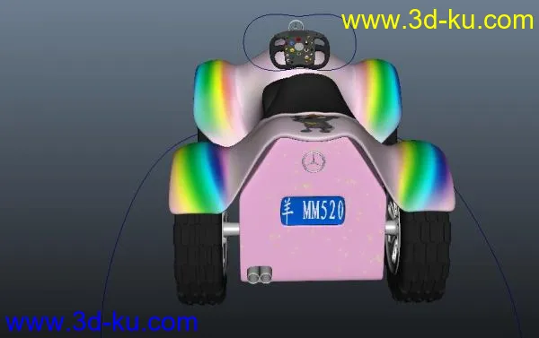 婴儿电动单车（带绑定）低版本打开忽略版本号哈模型的图片1