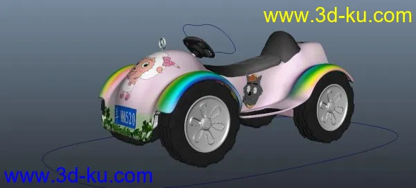 婴儿电动单车（带绑定）低版本打开忽略版本号哈模型的图片3