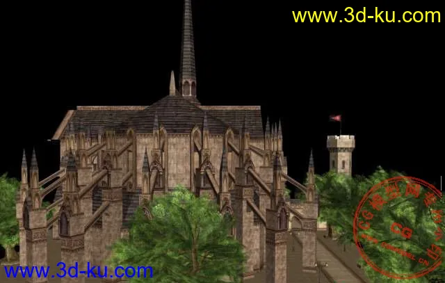 天堂2奇岩城中心教堂模型的图片2