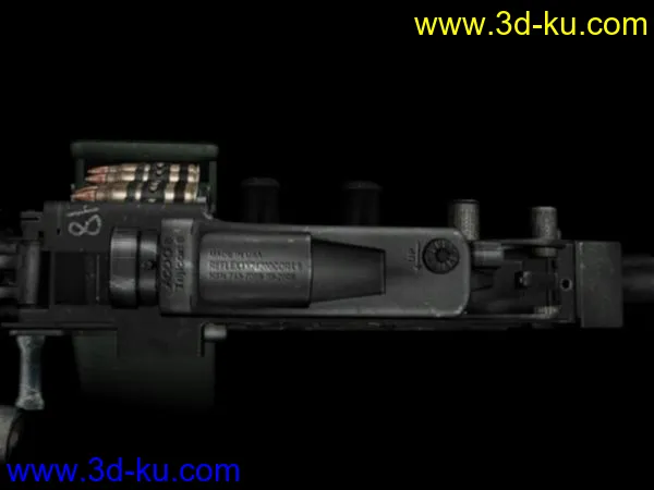 加装榴弹发射器的M249，绝对有细节！模型的图片4