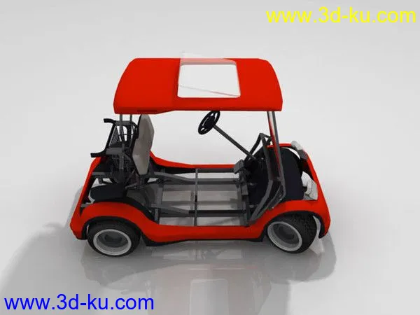 高尔夫球场的电瓶车（mb格式带贴图和材质）模型的图片1