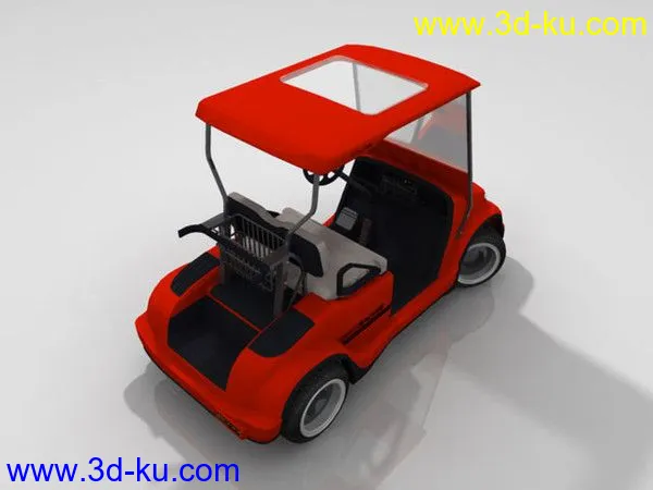 高尔夫球场的电瓶车（mb格式带贴图和材质）模型的图片4