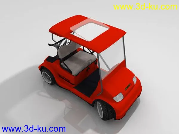 高尔夫球场的电瓶车（mb格式带贴图和材质）模型的图片5