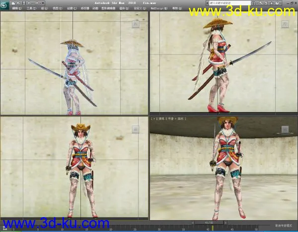 [Wii]御姐玫瑰R(OneChanbara: Bikini Zombie Slayers)-彩(Aya)模型的图片2