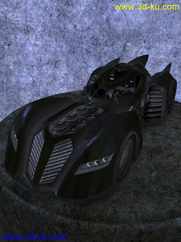 蝙蝠车，还剩17个主角~模型的图片1