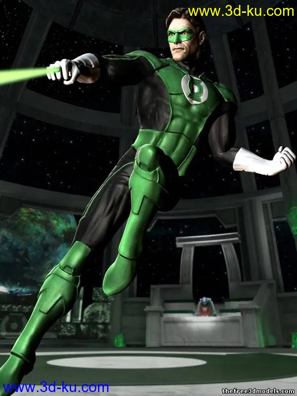 Marvel 英雄里面的 Green Lantern模型的图片1