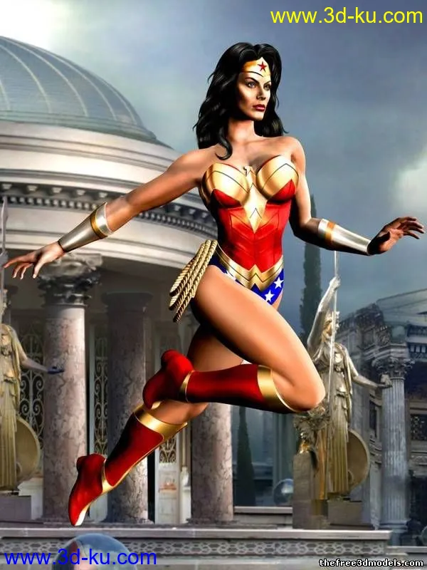 Marvel 英雄 神奇女超人 Wonder Woman模型的图片1