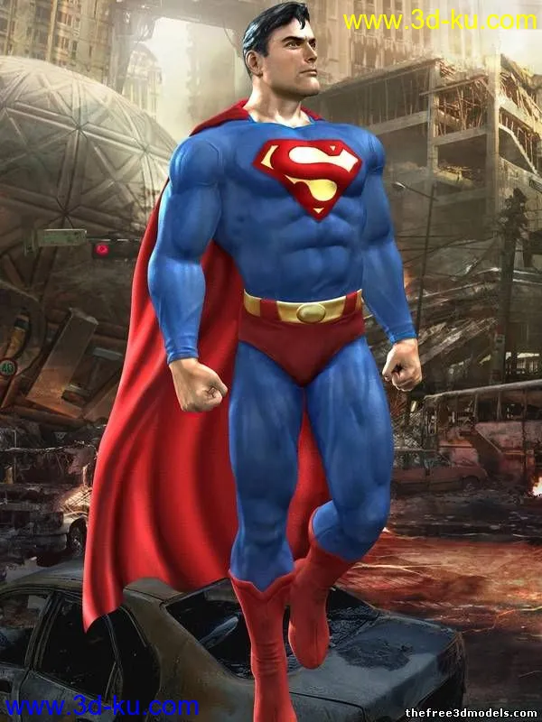 Marvel 英雄 超人 Super Man模型的图片1