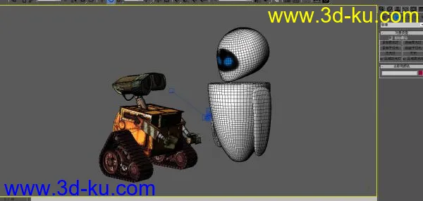 机器人总动员海报3D模型的图片1