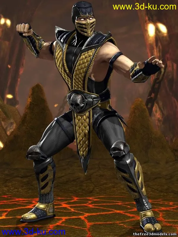 Mortal Kombat ((真人快打)) Scorpion模型的图片1
