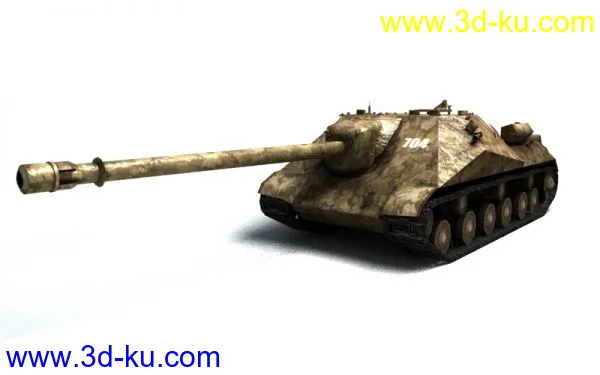 《坦克世界》游戏模型第三弹！有OBJ格式的图片3