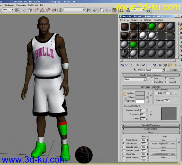 NBA2K11的乔丹~和公牛的主场~模型的图片1