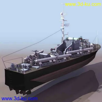 战舰简模  3Ds格式模型的图片1