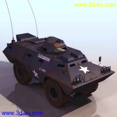 装甲车来啦！3Ds格式模型的图片1