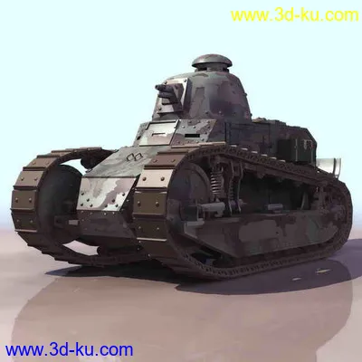 坦克来袭！3Ds格式~模型的图片2