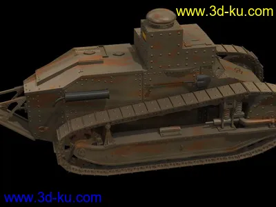 坦克来袭！3Ds格式~模型的图片19