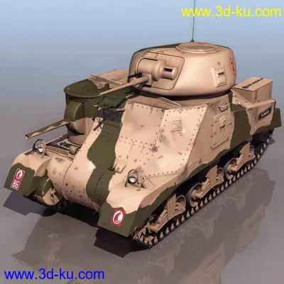 坦克来袭！3Ds格式~模型的图片24
