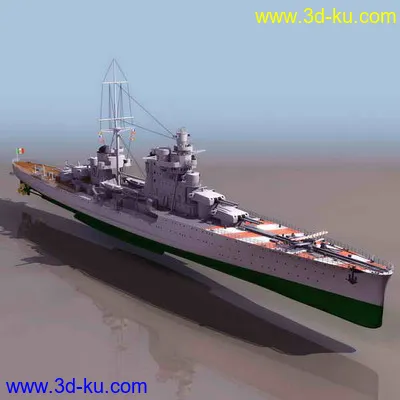 战舰来啦~！3Ds模型的图片5