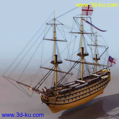 船模型~ 古船为主~3Ds的图片3